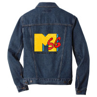 Msg 90s Aesthetic Funny Men Denim Jacket | Artistshot