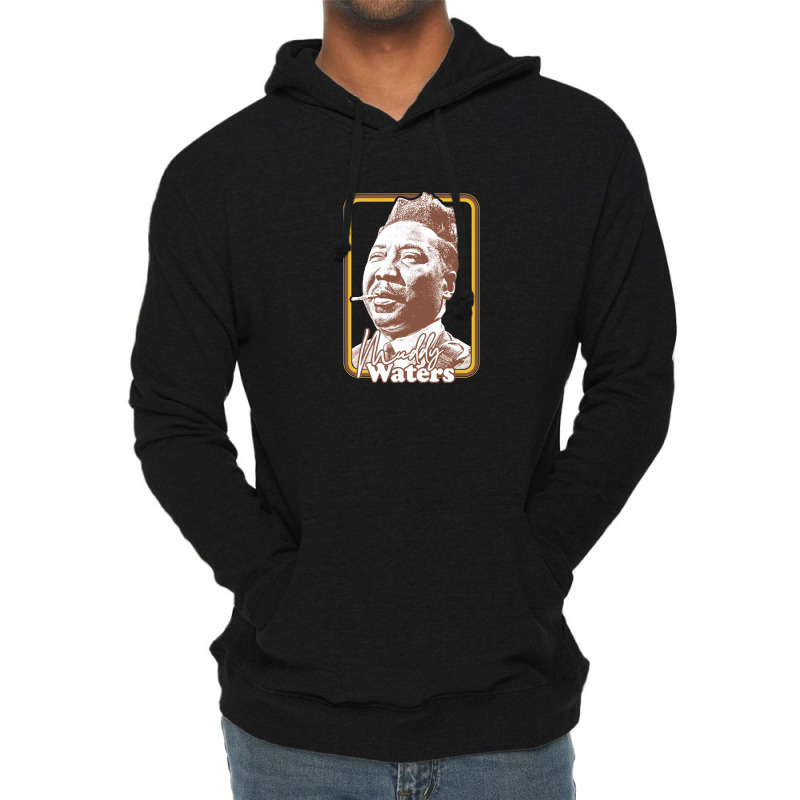 Muddy Waters Vintage Style Fan Art Design Lightweight Hoodie | Artistshot