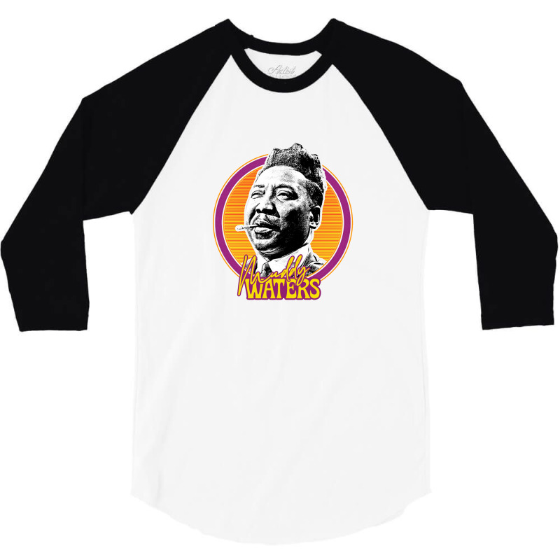 Muddy Waters Vintage Style Fan Art Design 3/4 Sleeve Shirt | Artistshot