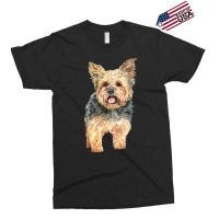 Watercolor  Yorkie Yorkshire Terrier Owners T Shirt Exclusive T-shirt | Artistshot