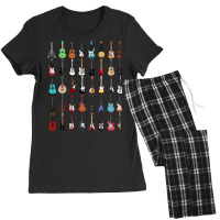 Guitar Musical Instrument T Shirt (rock N Roll Tee) Women's Pajamas Set | Artistshot