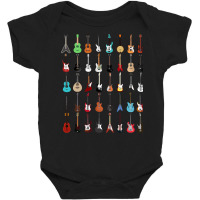 Guitar Musical Instrument T Shirt (rock N Roll Tee) Baby Bodysuit | Artistshot