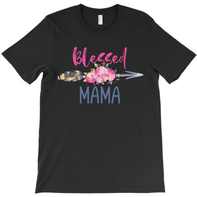 Blessed Mama T-shirt Designed By Sevda Ergun