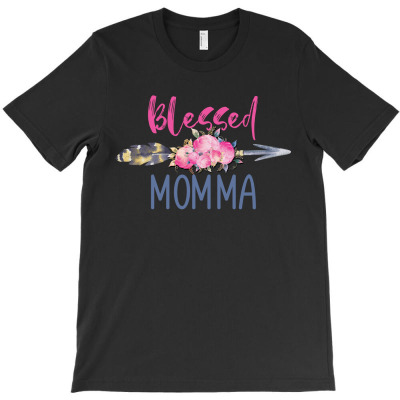Blessed Momma T-shirt Designed By Sevda Ergun