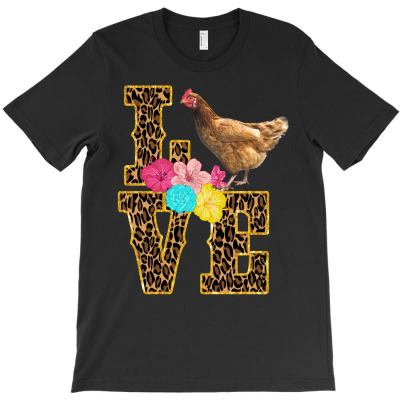 Love Chicken T-shirt Designed By Sevda Ergun