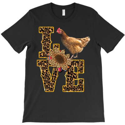 Love Chicken T-shirt Designed By Sevda Ergun
