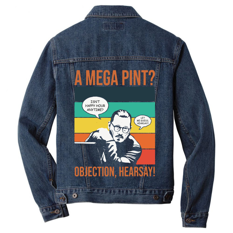 Objection Hearsay Mega Pint Men Denim Jacket | Artistshot