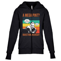 Objection Hearsay Mega Pint Youth Zipper Hoodie | Artistshot