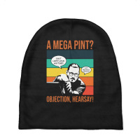 Objection Hearsay Mega Pint Baby Beanies | Artistshot