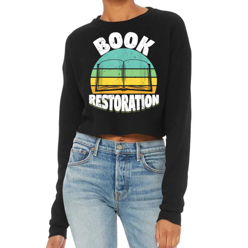 Cool Book Restoration Book Binding Reading Lovers T Shirt Cropped Sweater by bibonzgulnacqo | Artistshot