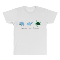 Animals are friends All Over Men's T-shirt | Artistshot