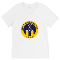 Schlittschuh Club Langenthal V-neck Tee | Artistshot