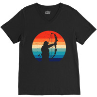 Hunting Bow Arrow V-neck Tee | Artistshot