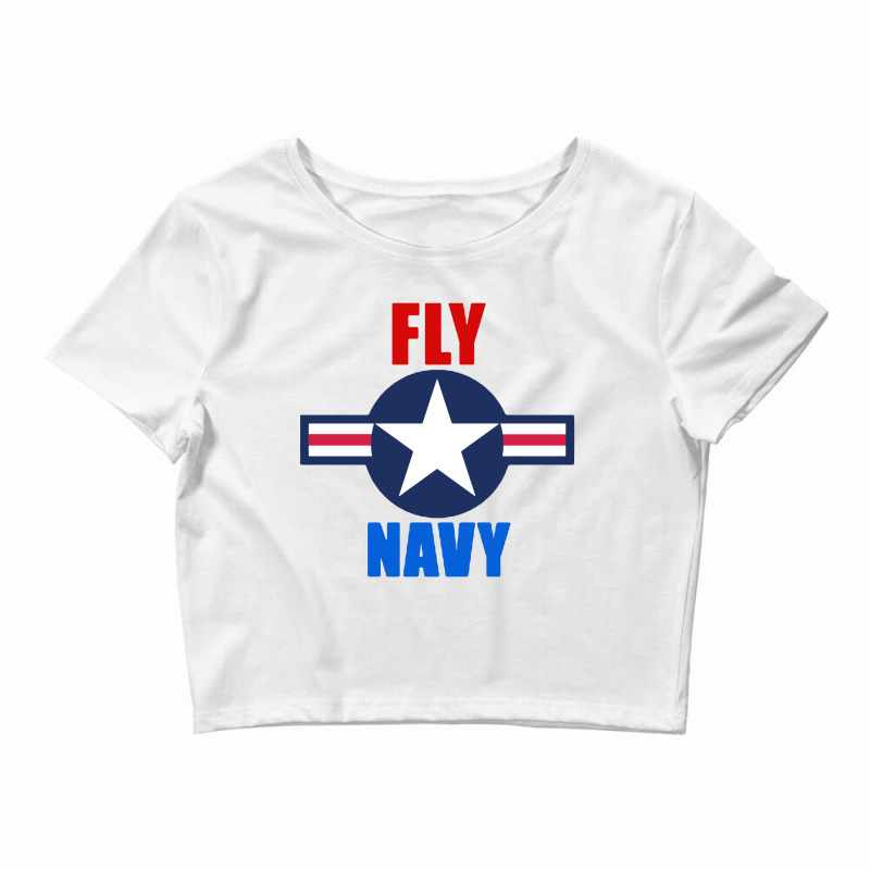 Fly Navy Naval Aviation Crop Top by Cocoa | Artistshot