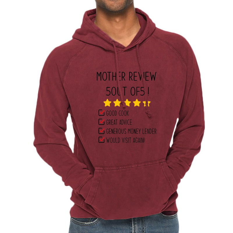 Funny Gifts For Mom 5 Out Of 5 Stars Rated Review Good Cook Great Advi Vintage Hoodie | Artistshot