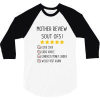 Funny Gifts For Mom 5 Out Of 5 Stars Rated Review Good Cook Great Advi 3/4 Sleeve Shirt | Artistshot