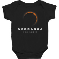 Nebraska Eclipse Tshirts   Nebraska Total Solar Eclipse 2017 Baby Bodysuit | Artistshot