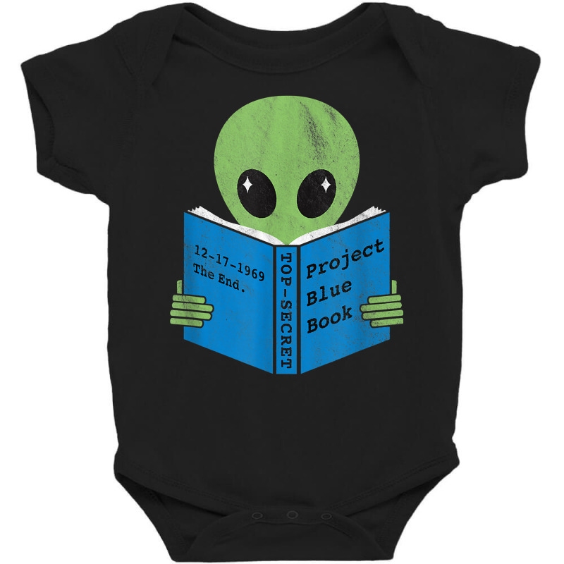 Kawaii Alien Reading Research Ufo Investigation T Shirt Baby Bodysuit by lorebrend | Artistshot