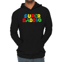 Super Daddio Funny Gamer Dad Fathers Lightweight Hoodie | Artistshot