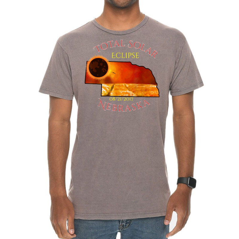 Nebraska Total Solar Eclipse T Shirt 08212017 Tee Vintage T-Shirt by marshall0976 | Artistshot