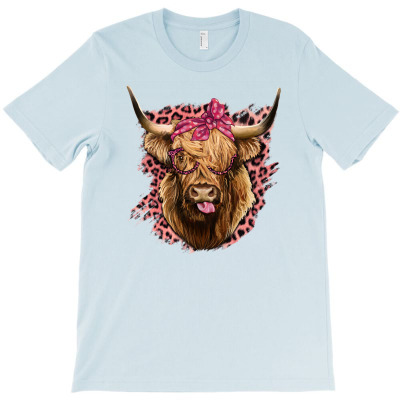 Highland Cow T-shirt Designed By Saul