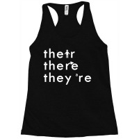 There Their They're English Grammar Racerback Tank | Artistshot