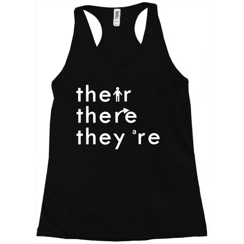 There Their They're English Grammar Racerback Tank by Lemah Lempung | Artistshot