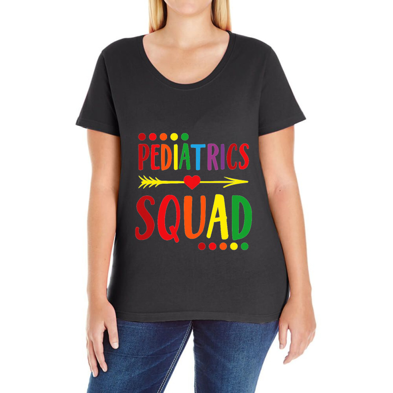 Pediatrics Squad Peds Registered Nurse Ladies Curvy T-shirt | Artistshot