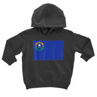 Nevada State Flag T Shirt With Torn Edges Toddler Hoodie | Artistshot