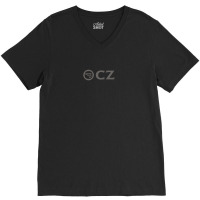 Simple - Cz Pistol Design V-neck Tee | Artistshot