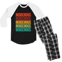 Indigenous Men's 3/4 Sleeve Pajama Set | Artistshot