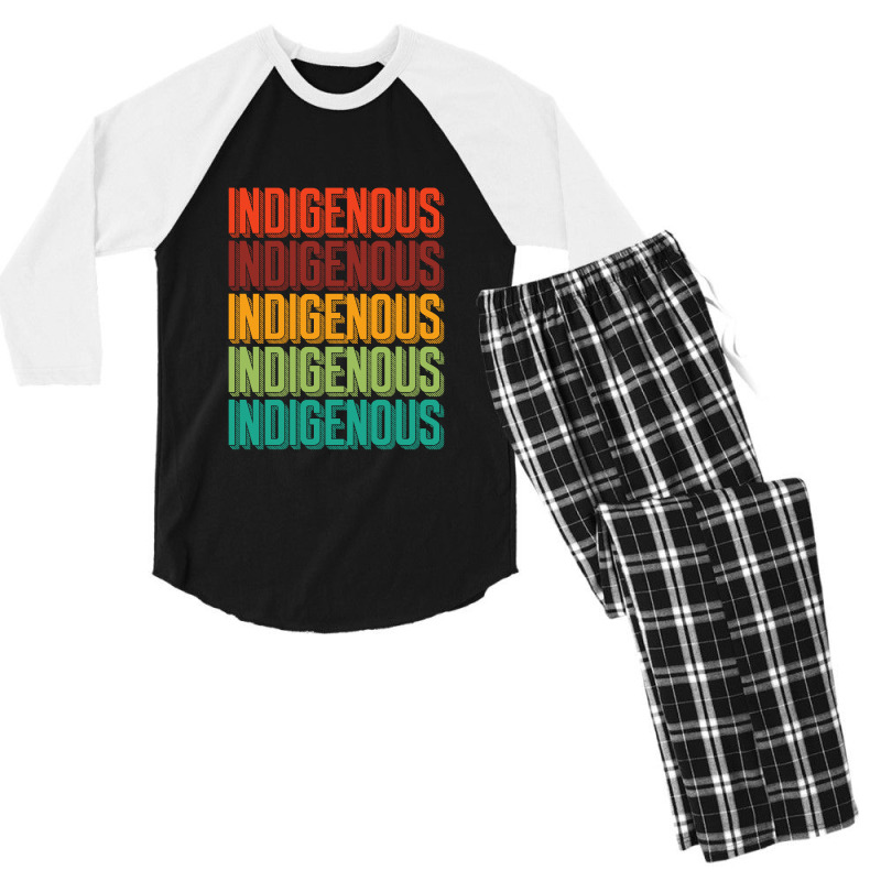 Indigenous Men's 3/4 Sleeve Pajama Set | Artistshot