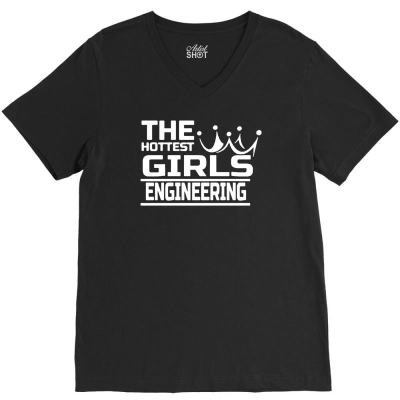 Trust Me I Am  Girls Engineer V-neck Tee | Artistshot