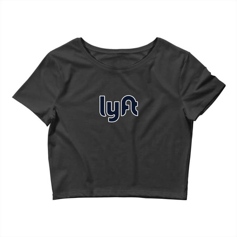 Top Best Lyft Design Crop Top by sutinati | Artistshot