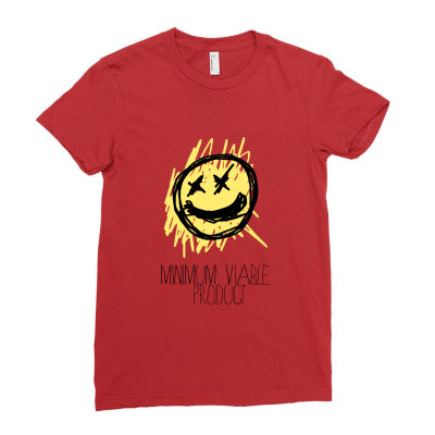 Minimum Viable Product Ladies Fitted T-shirt Designed By Elasting