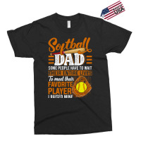 Softball Pitcher Hitter Catcher Mens Funny Dad For Men Dad I Raised Mi Exclusive T-shirt | Artistshot