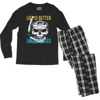 Life Is Better Underwater Men's Long Sleeve Pajama Set | Artistshot