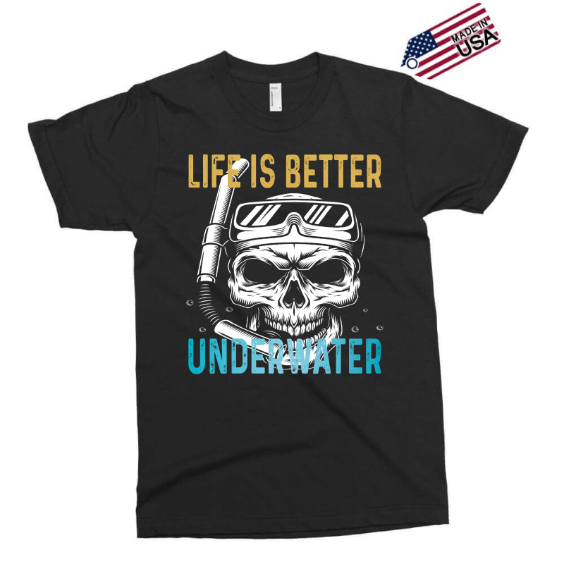 Life Is Better Underwater Exclusive T-shirt | Artistshot