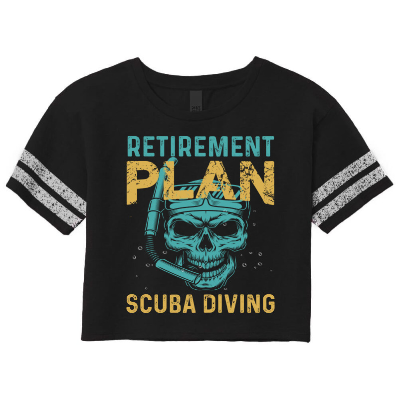 Retirement Plan Scuba Diving Scorecard Crop Tee by Qudkin | Artistshot