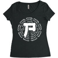 Initial P Women's Triblend Scoop T-shirt | Artistshot