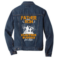 Father And Son Hunting Buddies For Life Gift For Dad And Son T Shirt Men Denim Jacket | Artistshot