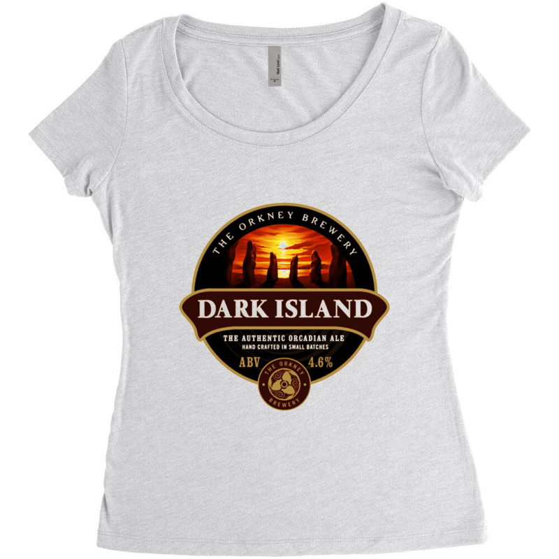 Dark Island Beer Label Ideal Birthday Present Or Gift Women's Triblend Scoop T-shirt by RetnoAN | Artistshot