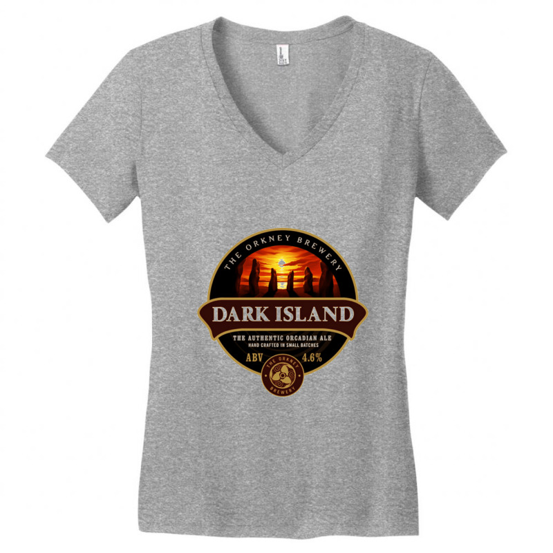 Dark Island Beer Label Ideal Birthday Present Or Gift Women's V-Neck T-Shirt by RetnoAN | Artistshot