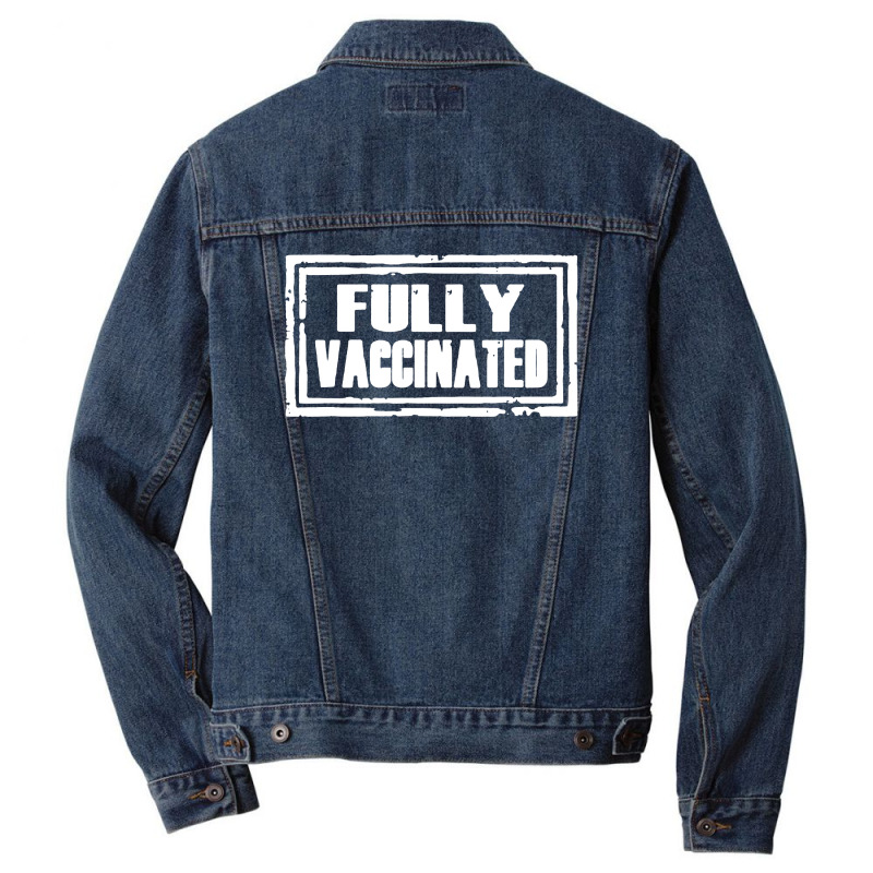 Quarantine Vaccine Pro Vaccination Men Denim Jacket by THT | Artistshot