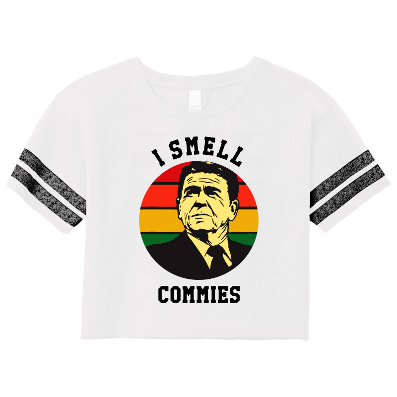 Ronald Reagan I Smell Commies Political Scorecard Crop Tee by THT | Artistshot