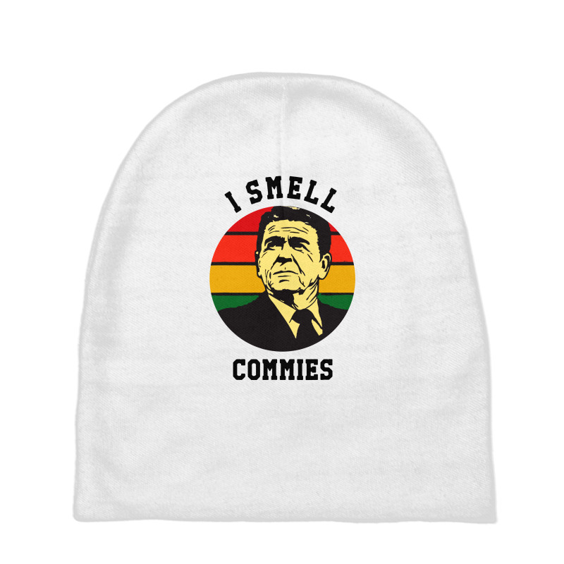 Ronald Reagan I Smell Commies Political Baby Beanies by THT | Artistshot