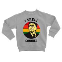 Ronald Reagan I Smell Commies Political Toddler Sweatshirt | Artistshot