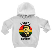 Ronald Reagan I Smell Commies Political Toddler Hoodie | Artistshot