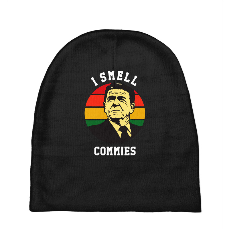 Ronald Reagan I Smell Commies Political Baby Beanies by THT | Artistshot