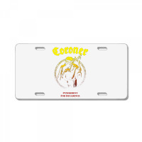 Coroner Punishment For Decadence License Plate | Artistshot